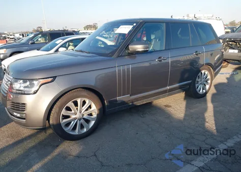 2017 Land Rover Range Rover 3.0L V6 Turbocharged Diesel Hse Td6 z USA, uszkodzony, nr VIN SALGS2FK3HA336494